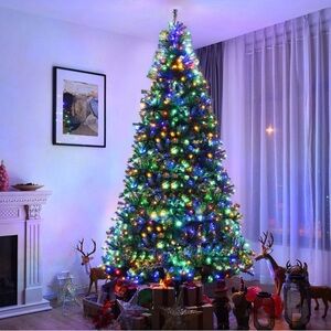 Multicolor Pre-Lit Christmas Tree